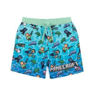 Minecraft Boys Swim Shorts / Blue